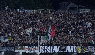 Ascoli, giudice sportivo: cori dei tifosi, società multata